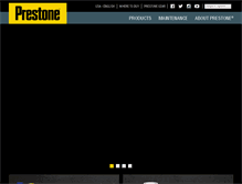 Tablet Screenshot of ca.prestone.com